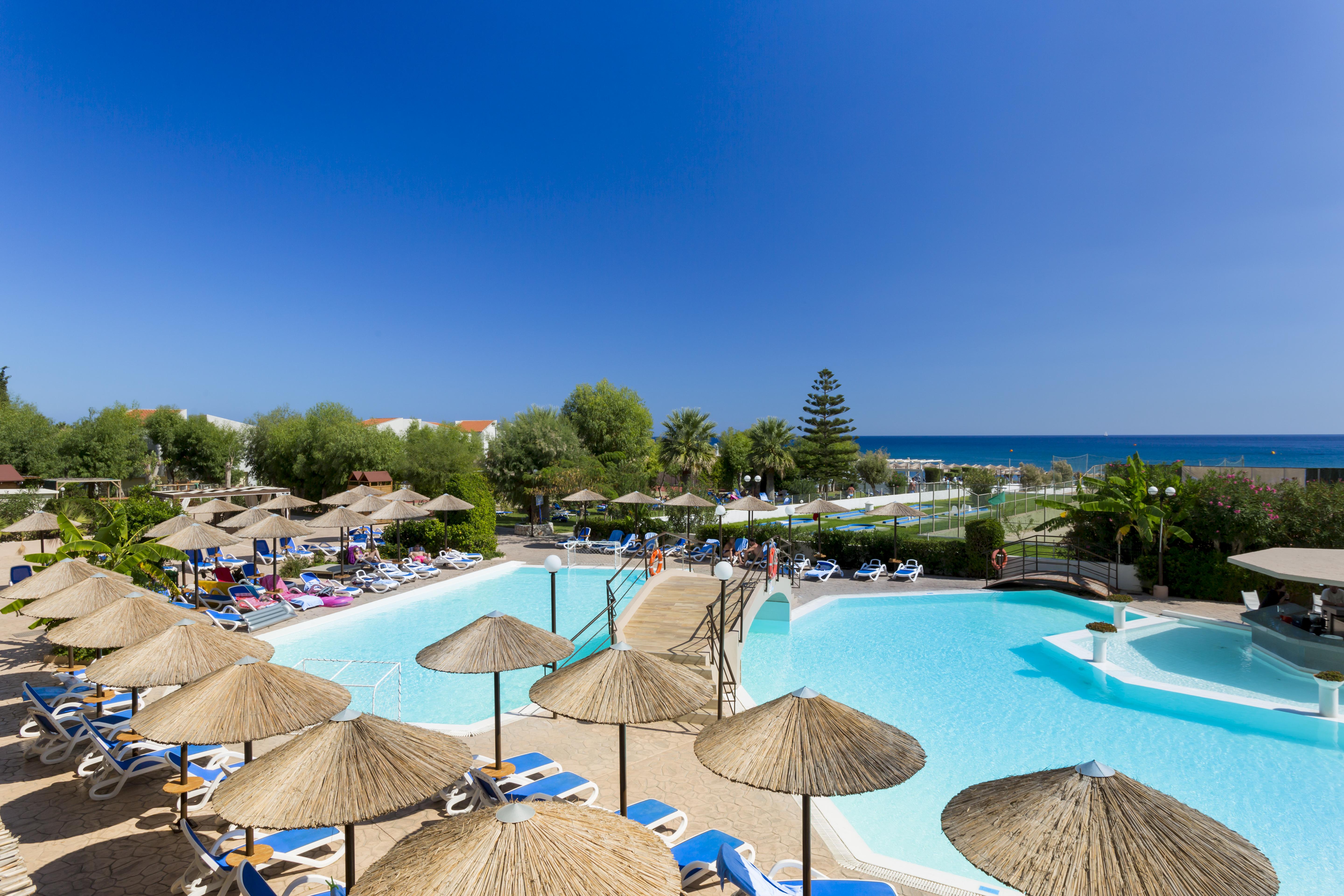 Dessole Olympos Beach All Inclusive Faliraki Exterior foto